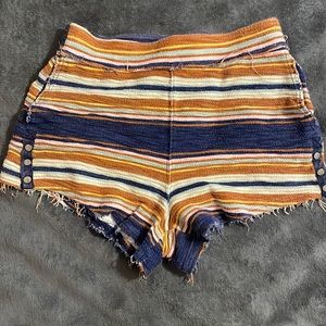 Free people raw hem shorts